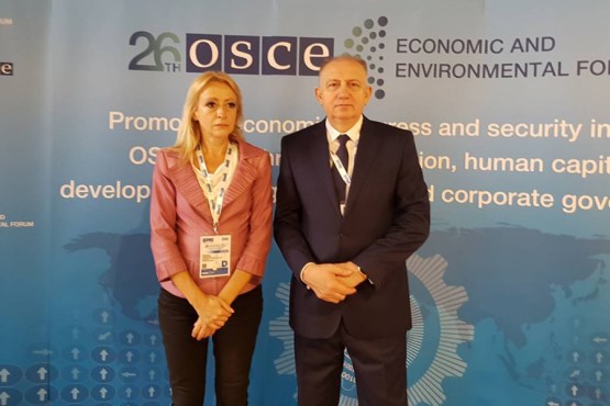 Članovi Delegacije PSBiH u PSOSCE-a Aleksandra Pandurević i Bariša Čolak učestvuju na 26. ekonomskom i ekološkom forumu OSCE-a u Veneciji